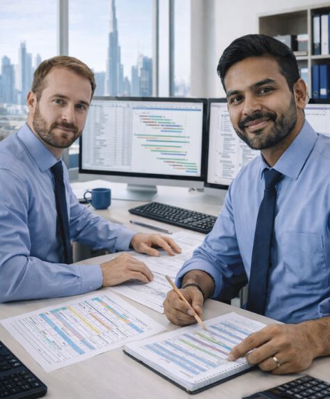 Project Control Programmers in UAE building dashboards automations and project controls reporting systems